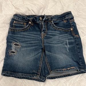 JUSTICE JEAN SHORTS GIRLS SIZE 14-16